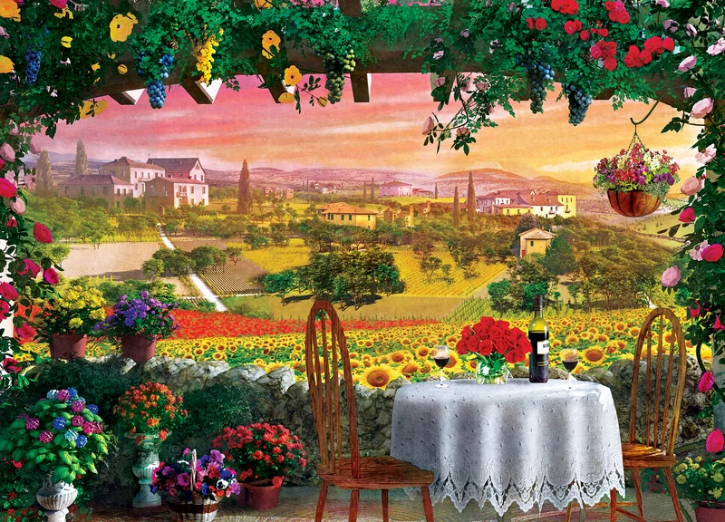 PFG Belle Vue - Tuscany Hills View (Usage/Used - PUZZLES FOR GOOD)