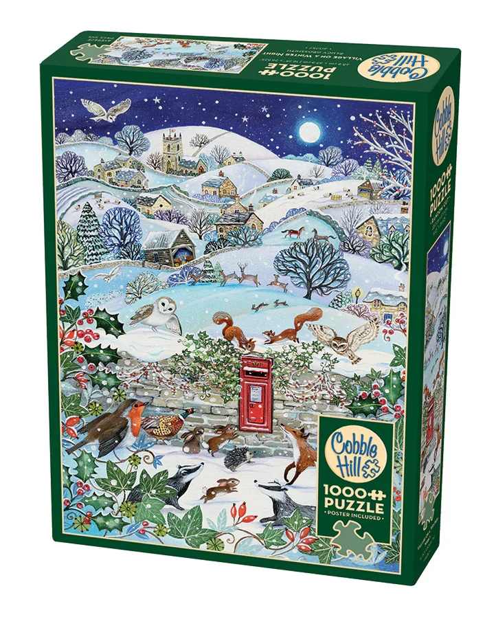 PFG Village on a Winter Night (1000pcs) (Usage/Used - PUZZLES FOR GOOD)