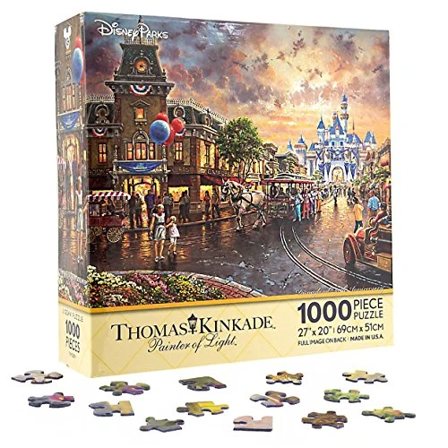 PFG Disneyland 60th Anniversary, Thomas Kinkade Disney (Usage/Used - PUZZLES FOR GOOD)