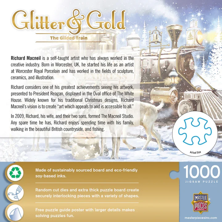 Glitter & Gold - The Gilded Train, Richard Macneil (1000pcs)