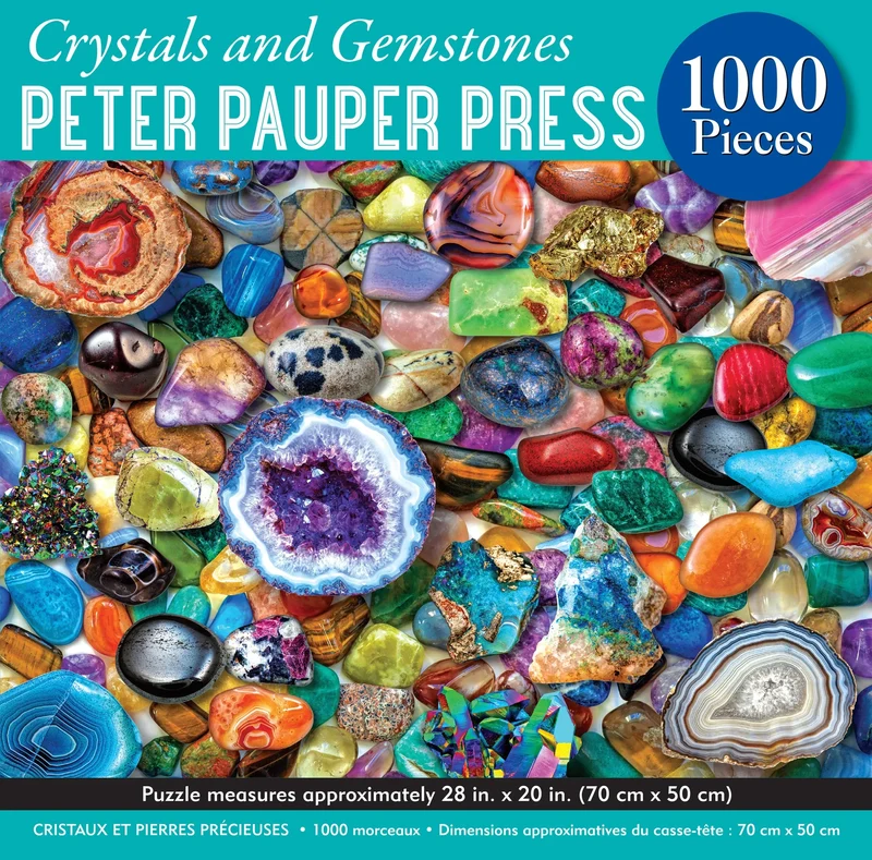 PFG Crystals & Gemstones, Lars Stewart (1000pcs) (Usage/Used - PUZZLES FOR GOOD)