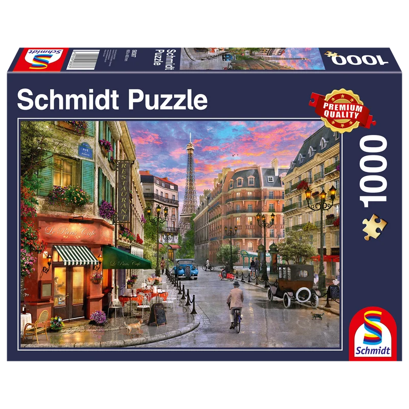PFG Street to the Eiffel Tower (1000pcs) (Usage/Used - PUZZLES FOR GOOD)
