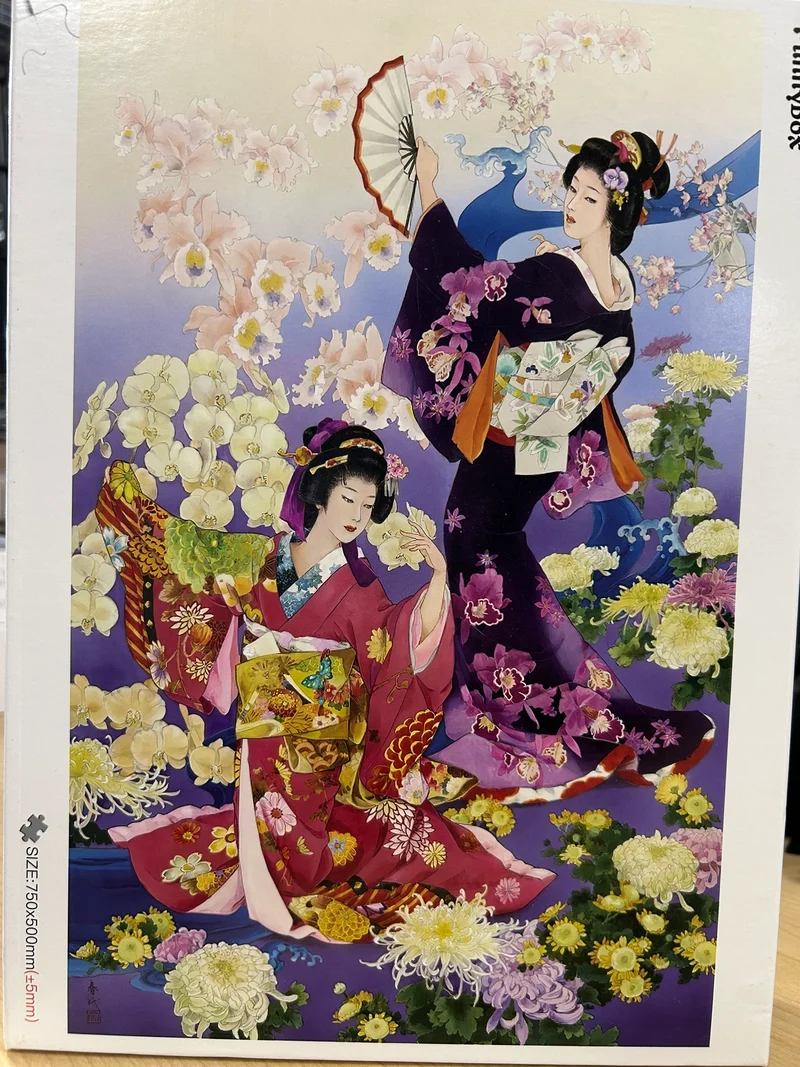 PFG Two Ladies with Fans (Usage/Used - PUZZLES FOR GOOD)