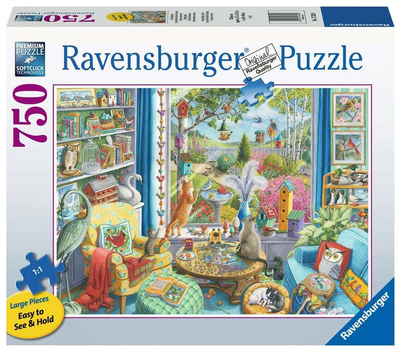 PFG Ravensburger The Bird Watchers (750 Large) (Usage/Used - PUZZLES FOR GOOD)