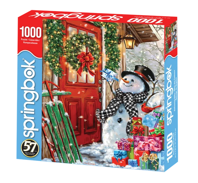 PFG Delivering Gifts, Dona Gelsinger (1000pcs) (Usage/Used - PUZZLES FOR GOOD)