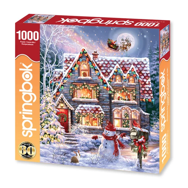 DMG Christmas Eve Cottage, Dona Gelsinger (1000pcs) (DAMAGED BOX)
