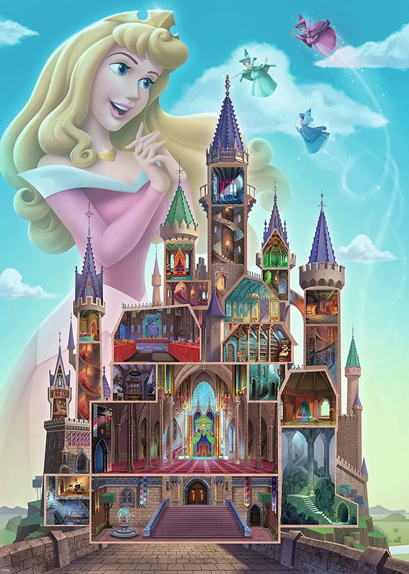PFG Ravensburger Disney Castles - Aurora (Usage/Used - PUZZLES FOR GOOD)