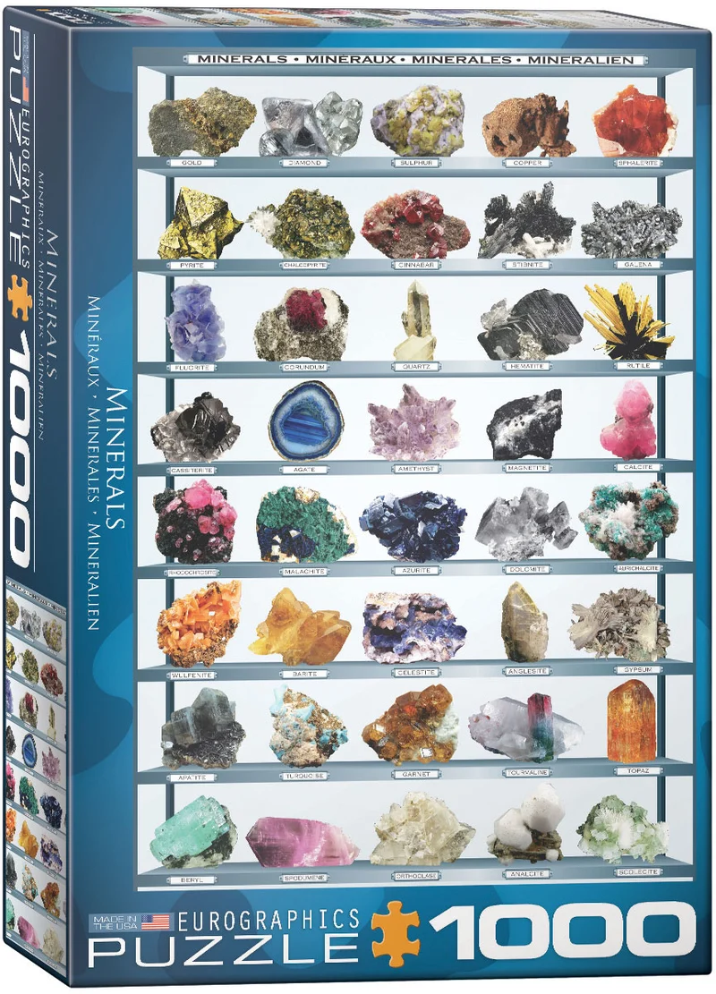 PFG Minerals of the World (Usage/Used - PUZZLES FOR GOOD)