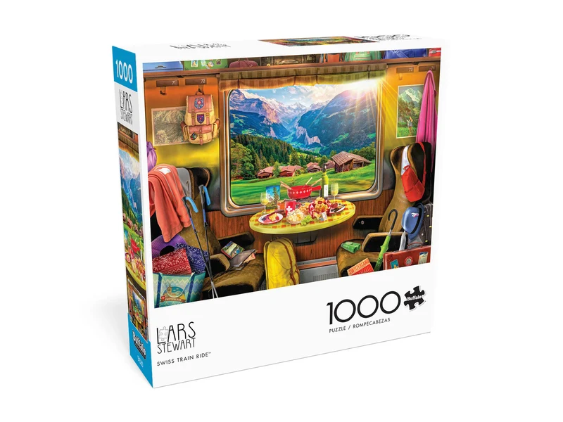 Swiss Train Ride, Lars Stewart (1000pcs)