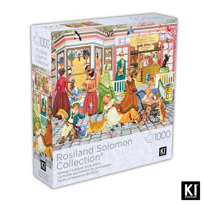Pfg Spring Fashions From Paris, Rosiland Solomon (1000pcs) (Usage/Used - PUZZLES FOR GOOD)