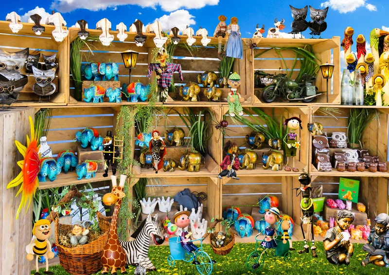 75243 Hintergründe - Puppenhaus Puzzle