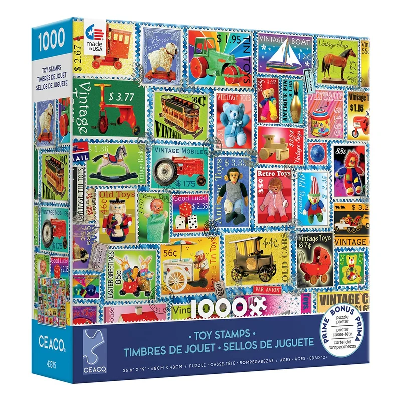 PFG Toy Stamps (1000pcs) (Usage/Used - PUZZLES FOR GOOD)