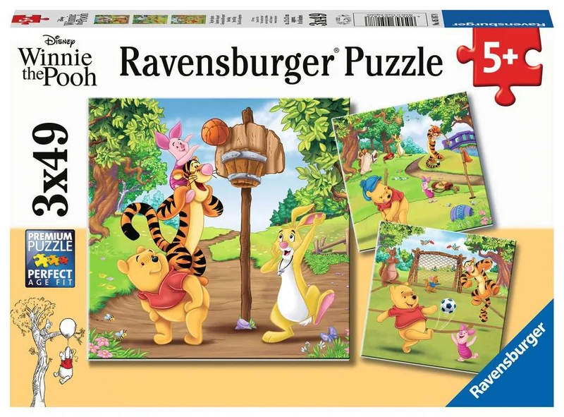 DMG Ravensburger Winnie the Pooh - Sports Day (3 x 49 pcs) (DAMAGED BOX)