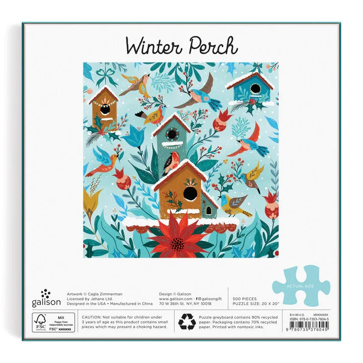 PFG Winter Perch (500pcs) (Usage/Used - PUZZLES FOR GOOD)