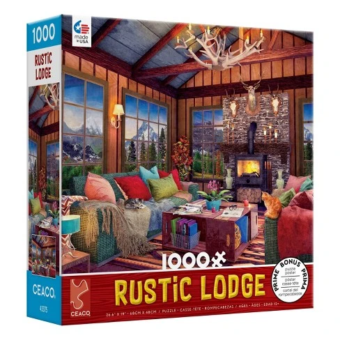 Rustic Lodge: Cozy Fire (1000pcs)