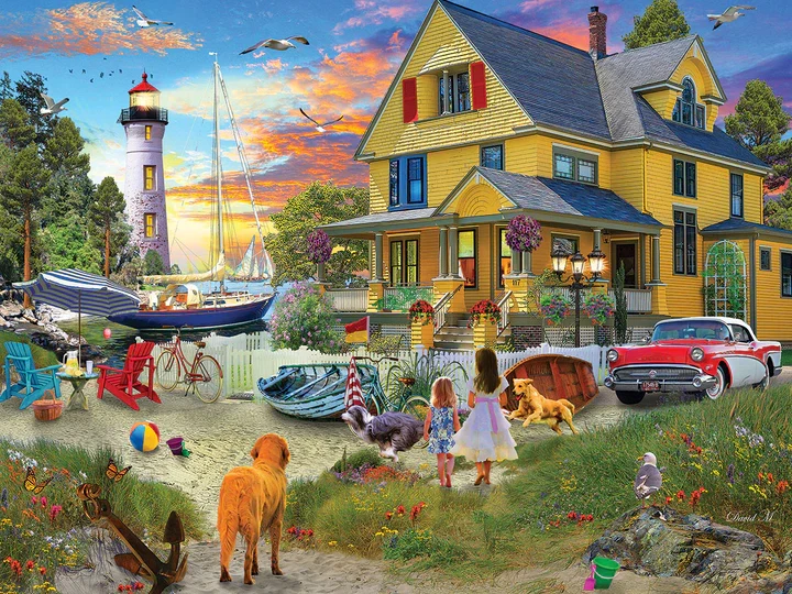 My Yellow Beach House, David Maclean (500pcs)