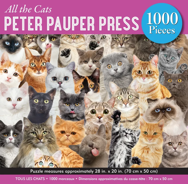 PFG All The Cats (1000pcs) (Usage/Used - PUZZLES FOR GOOD)