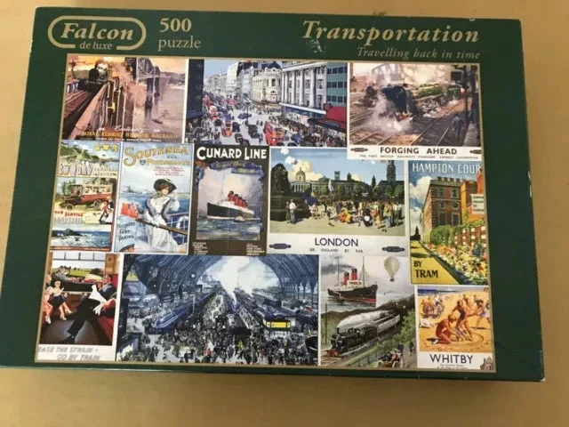 PFG Transportation - Travelling Back in Time (500pcs) (Usage/Used - PUZZLES FOR GOOD)