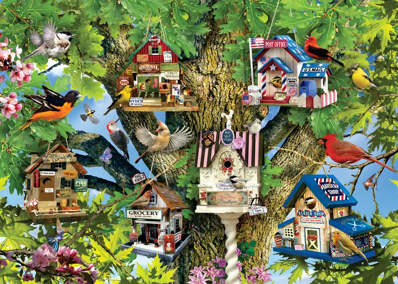 PFG Ravensburger Bird Village, Lori Shory (Usage/Used - PUZZLES FOR GOOD)