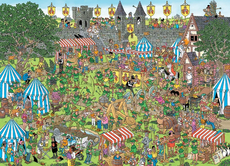 PFG Robin Hood Festival, JVH (1500pcs) (Usage/Used - PUZZLES FOR GOOD)