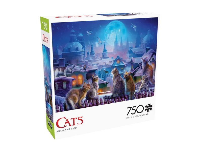 PFG Cats - Assembly of Cats (750pcs) (Usage/Used - PUZZLES FOR GOOD)