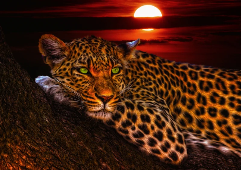 77653 Natur - Leopard Puzzle