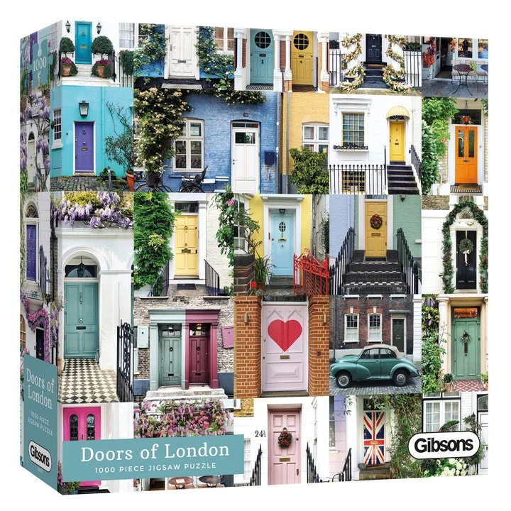 PFG The Doors of London, Bella Foxwell (1000pcs) (Usage/Used - PUZZLES FOR GOOD)