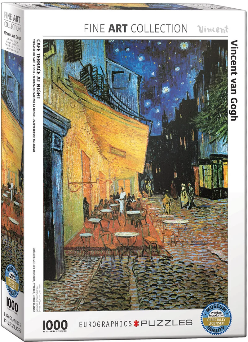 PFG Cafe Terrace at Night, Vincent van Gogh (Usage/Used - PUZZLES FOR GOOD)