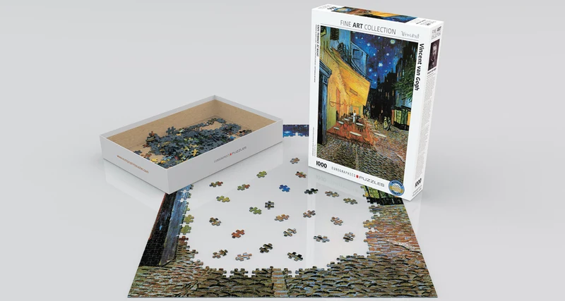 PFG Cafe Terrace at Night, Vincent van Gogh (Usage/Used - PUZZLES FOR GOOD)
