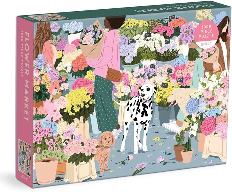 PFG Flower Market (1000pcs) (Usage/Used - PUZZLES FOR GOOD)