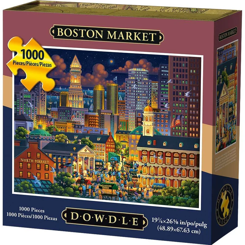 PFG Boston Market (1000pcs) (Usage/Used - PUZZLES FOR GOOD)