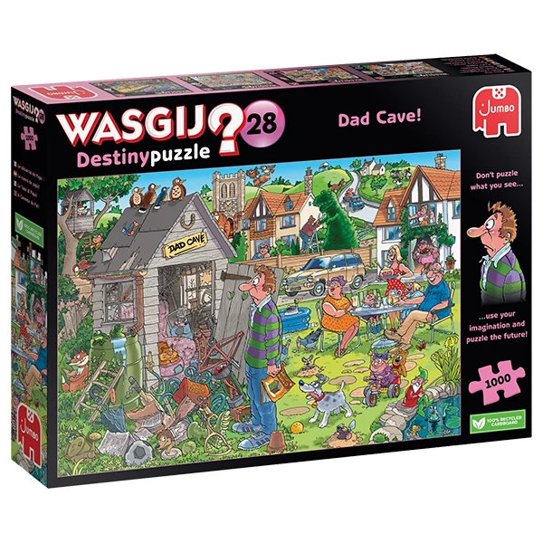 DMG Wasgij Destiny #28 - Dad Cave! (1000pcs) (DAMAGED BOX)