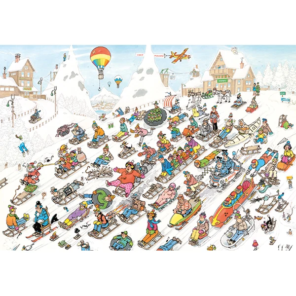 PFG It's All Going Downhill, JVH (2000pcs) (Usage/Used - PUZZLES FOR GOOD)