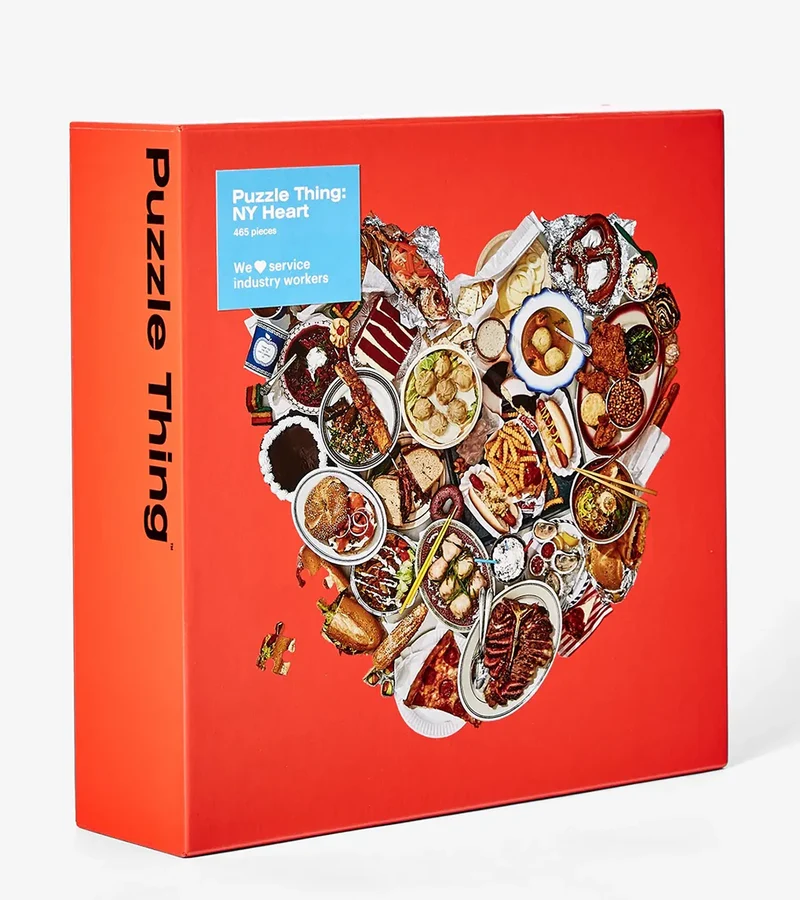 PFG Puzzle Thing: NY Heart (465pcs) (SHAPED) (Usage/Used - PUZZLES FOR GOOD)