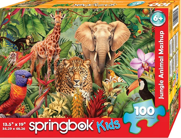 Jungle Animal Mashup (100pcs)