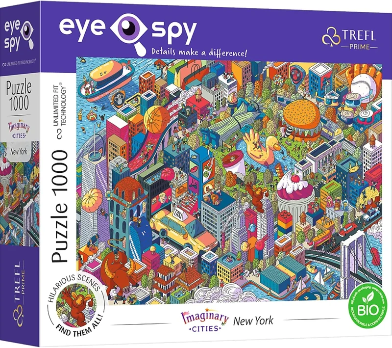 DMG Imaginary Cities - New York - Eye Spy (1000pcs) (DAMAGED BOX)
