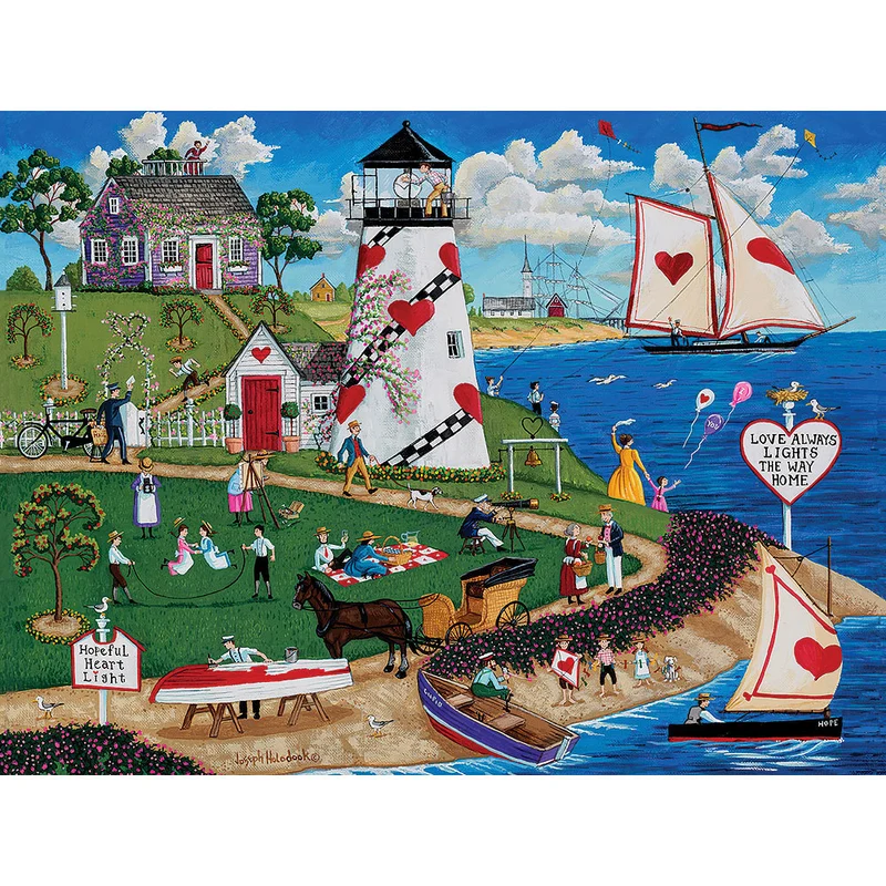 PFG Hopeful Heart Light (500pcs) (Usagé/Used - PUZZLES FOR GOOD)