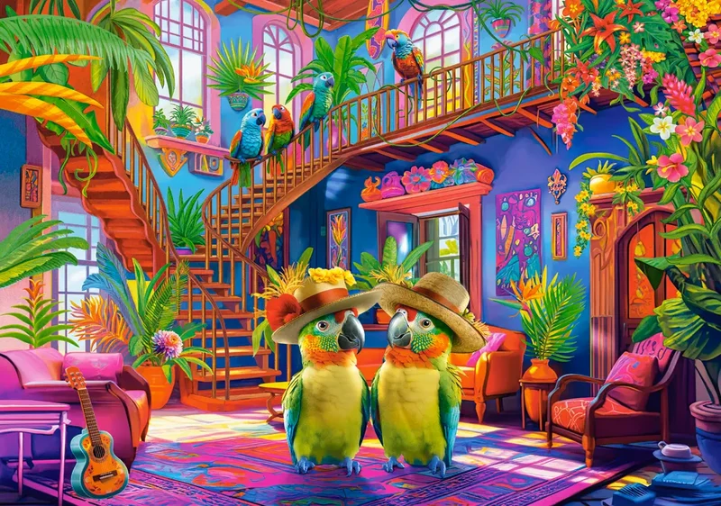 Parrots in Paradise (500pcs)