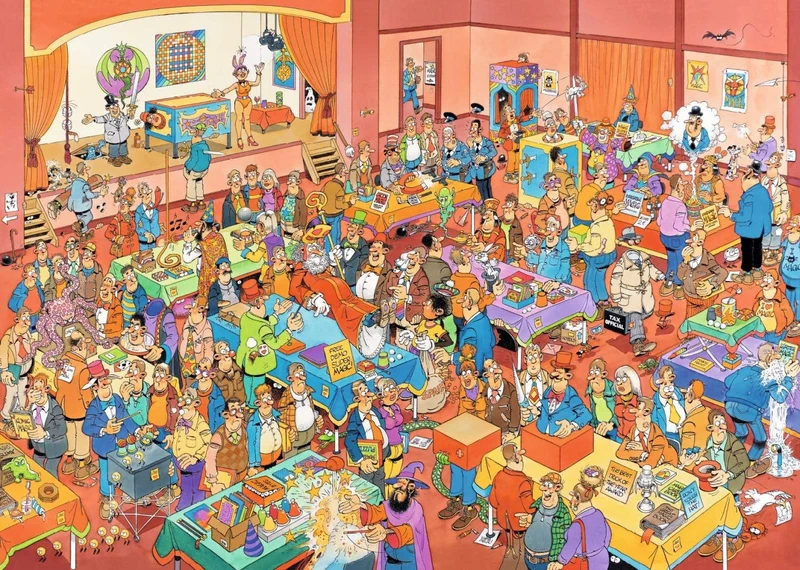 PFG The Magic Fair / La foire de la magie, JVH (1000pcs) (Usage/Used - PUZZLES FOR GOOD)