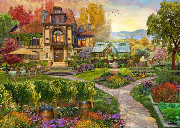 PFG Vineyard Retreat (1500pcs) (Usage/Used - PUZZLES FOR GOOD)