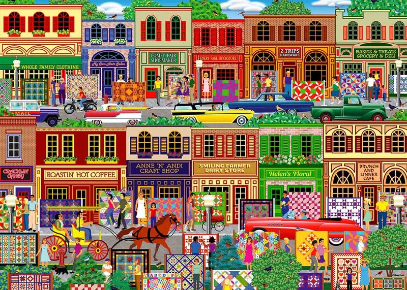 PFG Quilt Festival (1000pcs) (Usage/Used - PUZZLES FOR GOOD)