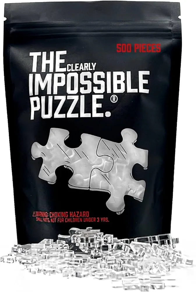 PFG The Clearly Impossible Puzzle (500pcs) (Usage/Used - PUZZLES FOR GOOD)