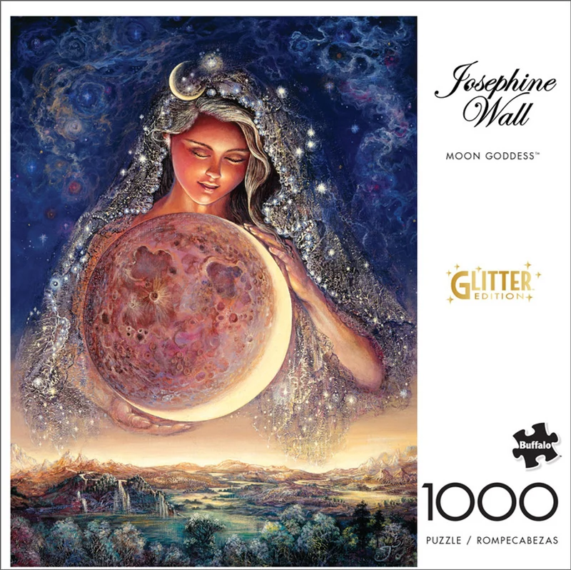 PFG Moon Goddess, Josephine Wall (Glitter Edition) (1000pcs) (Usage/Used - PUZZLES FOR GOOD)