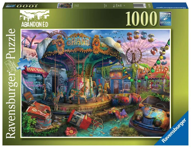 PFG Ravensburger Abandoned Series - Gloomy Carnival (1000pcs) (Usage/Used - PUZZLES FOR GOOD)