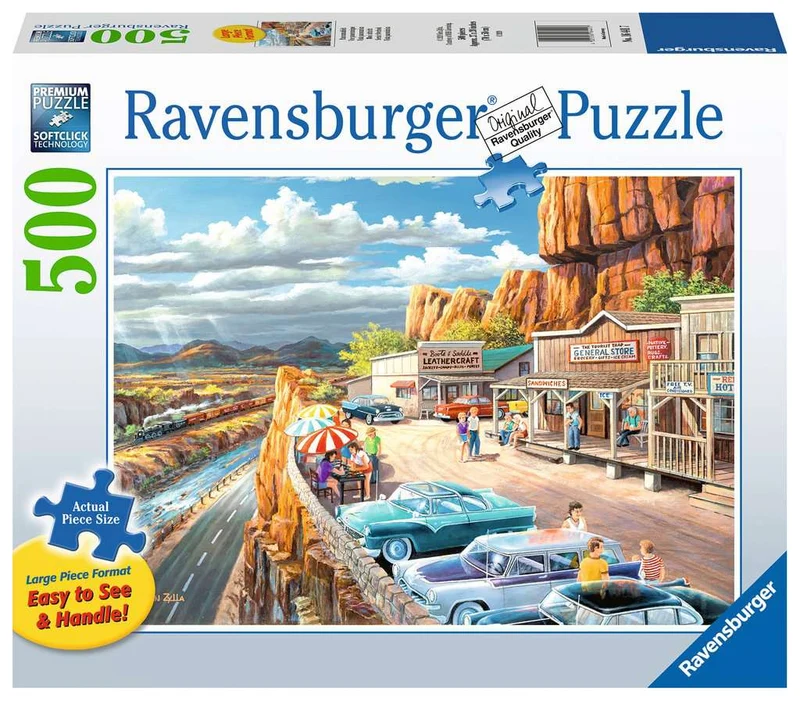 PFG Ravensburger Scenic Overlook (500 Large) (Usage/Used - PUZZLES FOR GOOD)