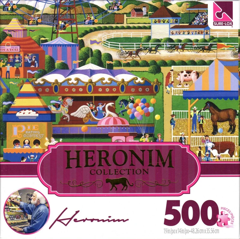 PFG Heronim Collection - County Fair (500pcs) (Usage/Used - PUZZLES FOR GOOD)