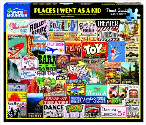 PFG Places I Went As A Kid, Charlie Girard (Usage/Used - PUZZLES FOR GOOD)