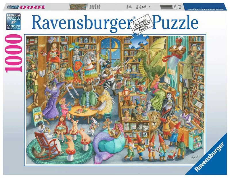 PFG Ravensburger Midnight at the Library (1000pcs) (Usage/Used - PUZZLES FOR GOOD)
