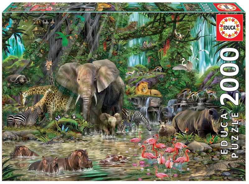 PFG African Jungle, Enright (2000pcs) (Usage/Used - PUZZLES FOR GOOD)