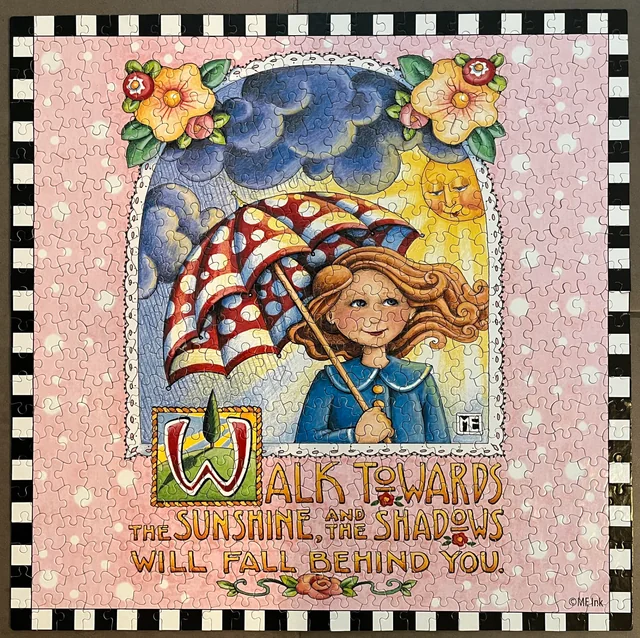 PFG Walk Towards the Sunshine (550pcs) (Usage/Used - PUZZLES FOR GOOD)